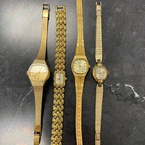 Ladies Gold Toned Watch Bundle